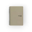 Picture of NOTEBOOK A5 METALLIC GOLD SOFTCOVER SPIRAL